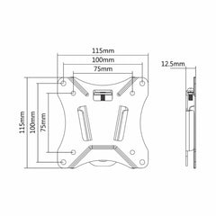 TV Mount Neomounts NM-W25BLACK 10" 30" 25 kg