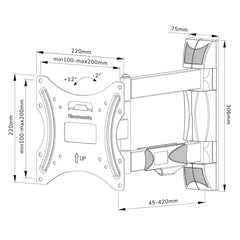 TV Mount Neomounts WL40-550BL12 32-55" 35 kg