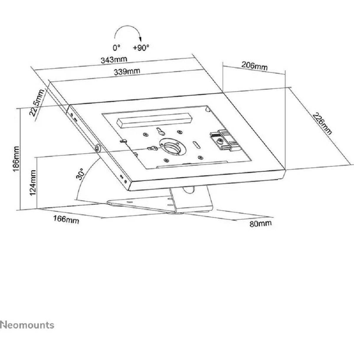 Tablet Mount Neomounts DS15-630WH1 White Black