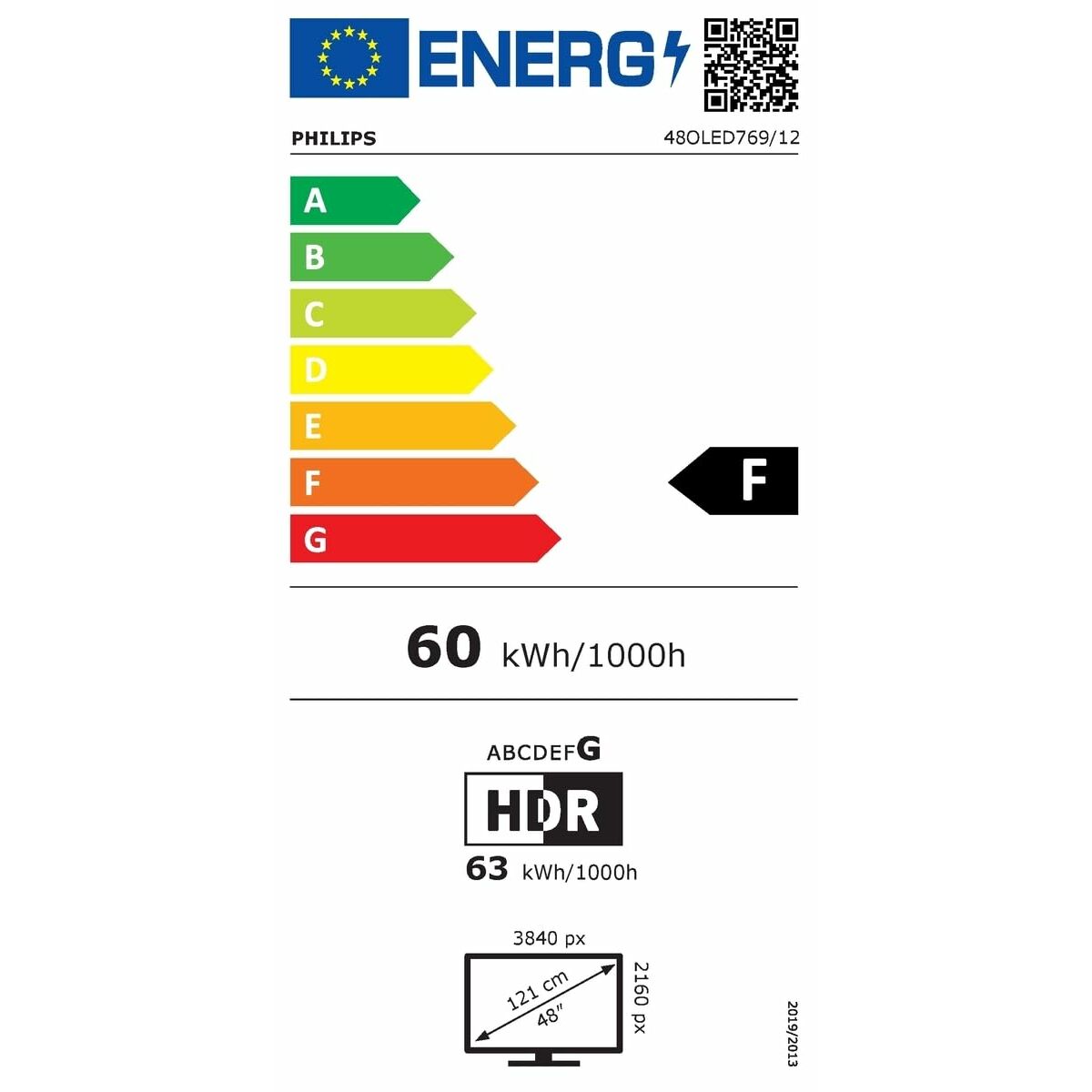 Smart TV Philips 48OLED769 4K Ultra HD OLED AMD FreeSync 48"