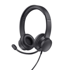 Headphones with Microphone Trust HS-201 Black