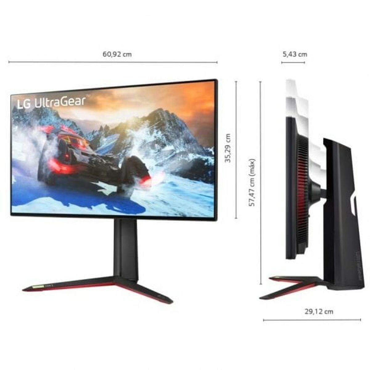 Monitor LG UltraGear 27GP95RP-B 4K Ultra HD 27"