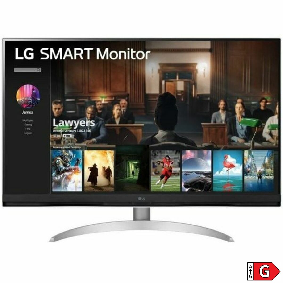 Monitor LG 32SQ700S-W 4K Ultra HD 31,5" 60 Hz