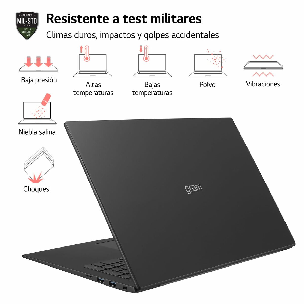 Laptop LG 17Z90R 17" 16 GB RAM 512 GB SSD Spanish Qwerty i7-1360P