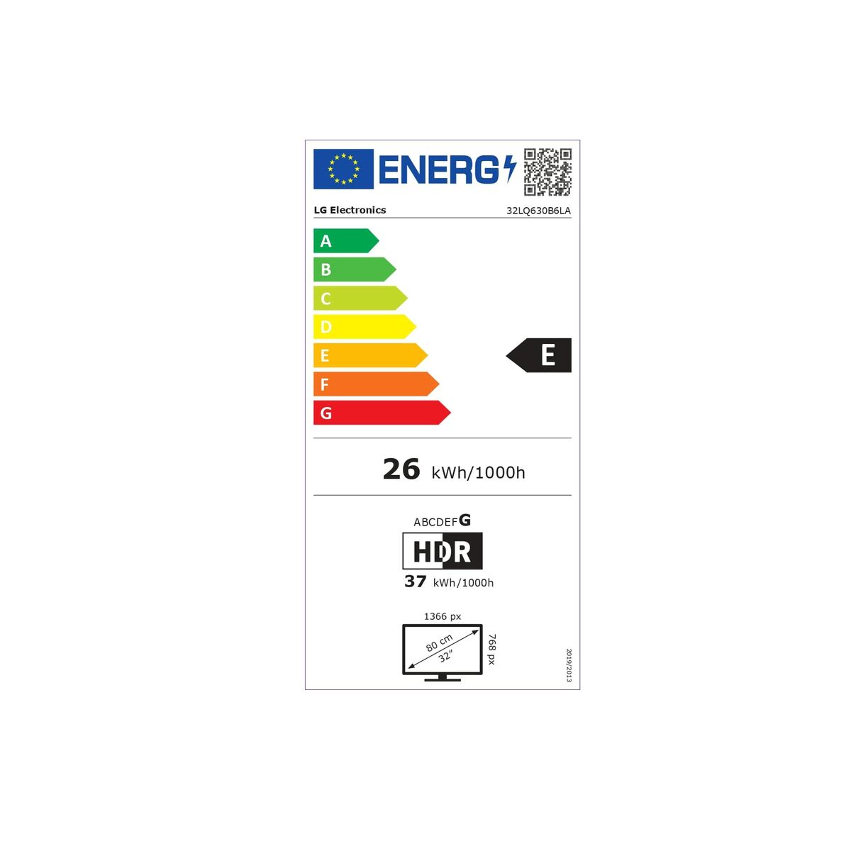 Smart TV LG 32LQ630B6LA HD 32" LED HDR