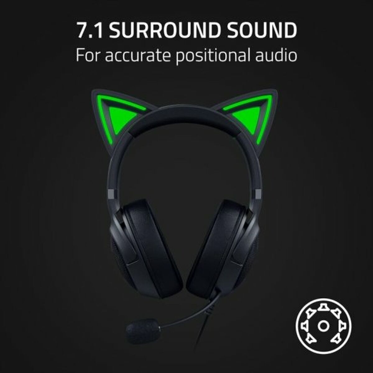 Gaming Headset with Microphone Razer RZ04-04730100-R3M1