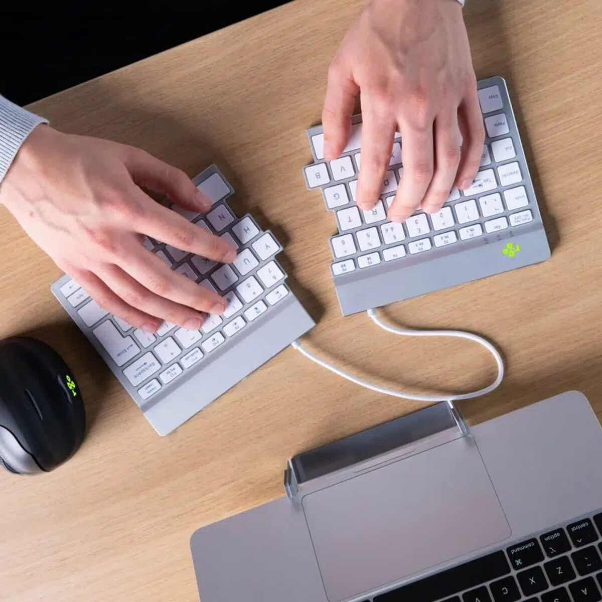 Keyboard and Mouse R-Go RGOSBESWLWH White Spanish QWERTY