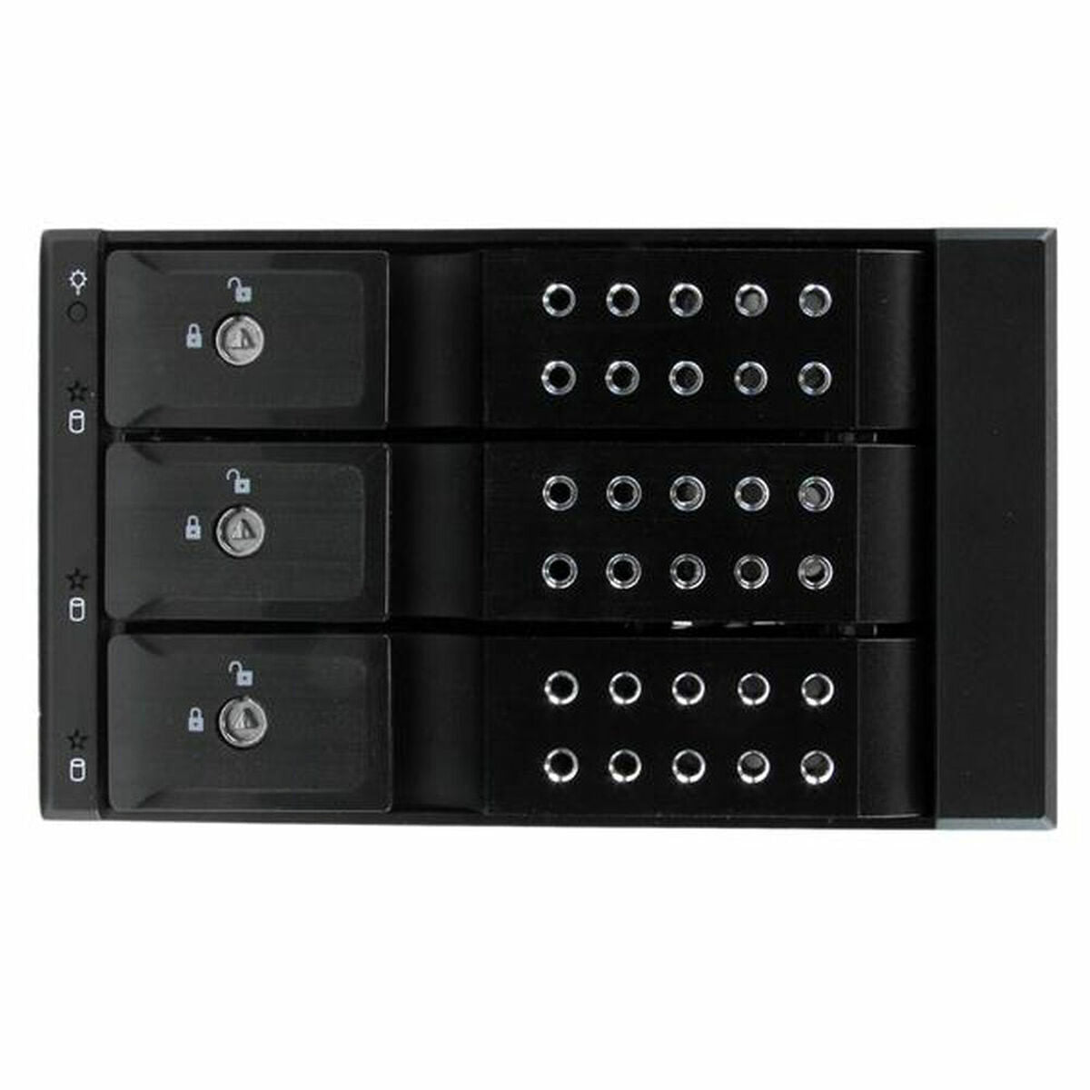 Rack Startech HSB3SATSASBA Black 3,5" Portable