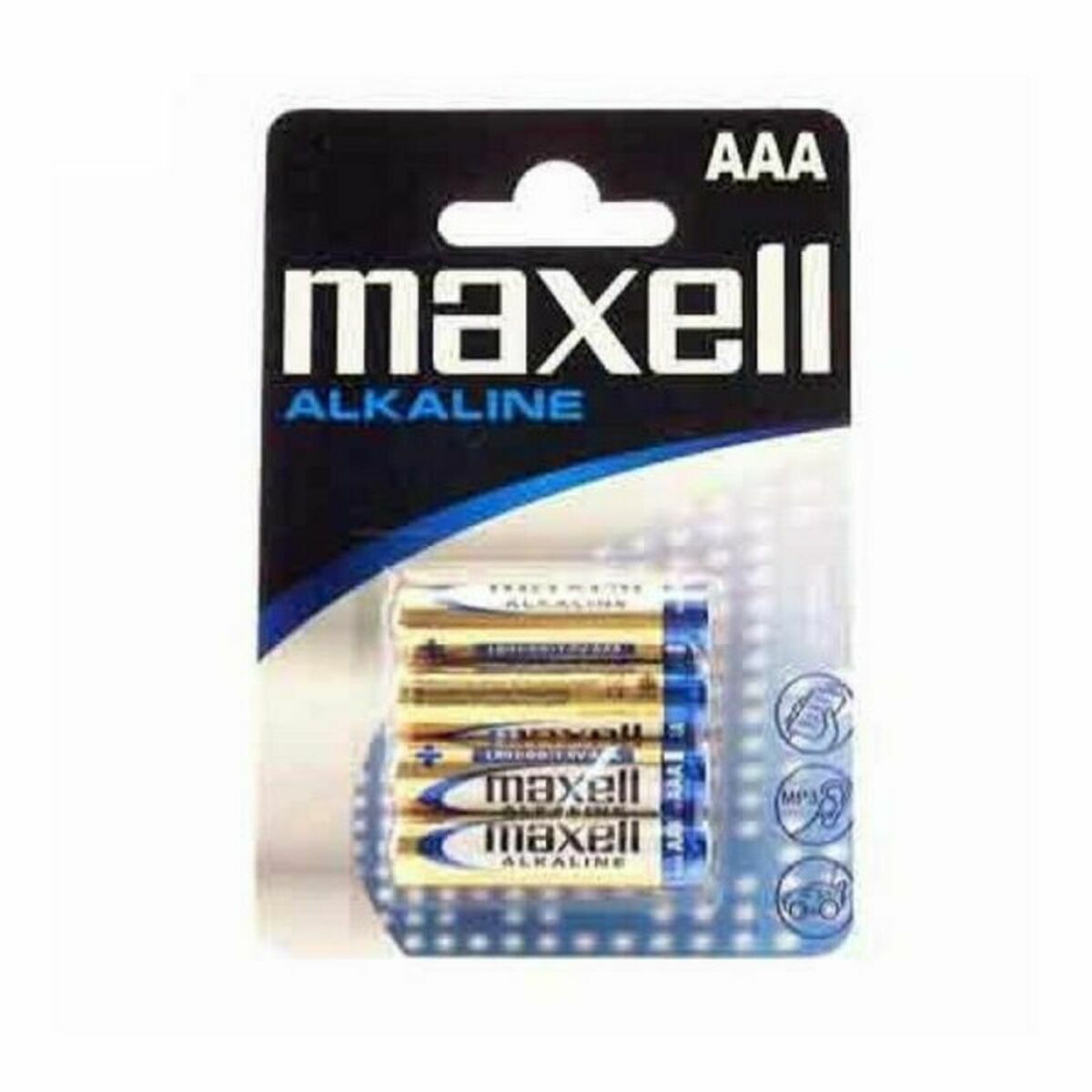 Alkaline Batteries Maxell MX81303 1,5 V (4 Units)