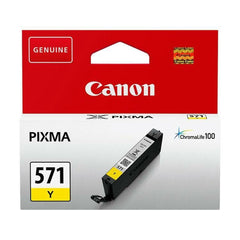 Original Ink Cartridge Canon CLI-571Y Yellow