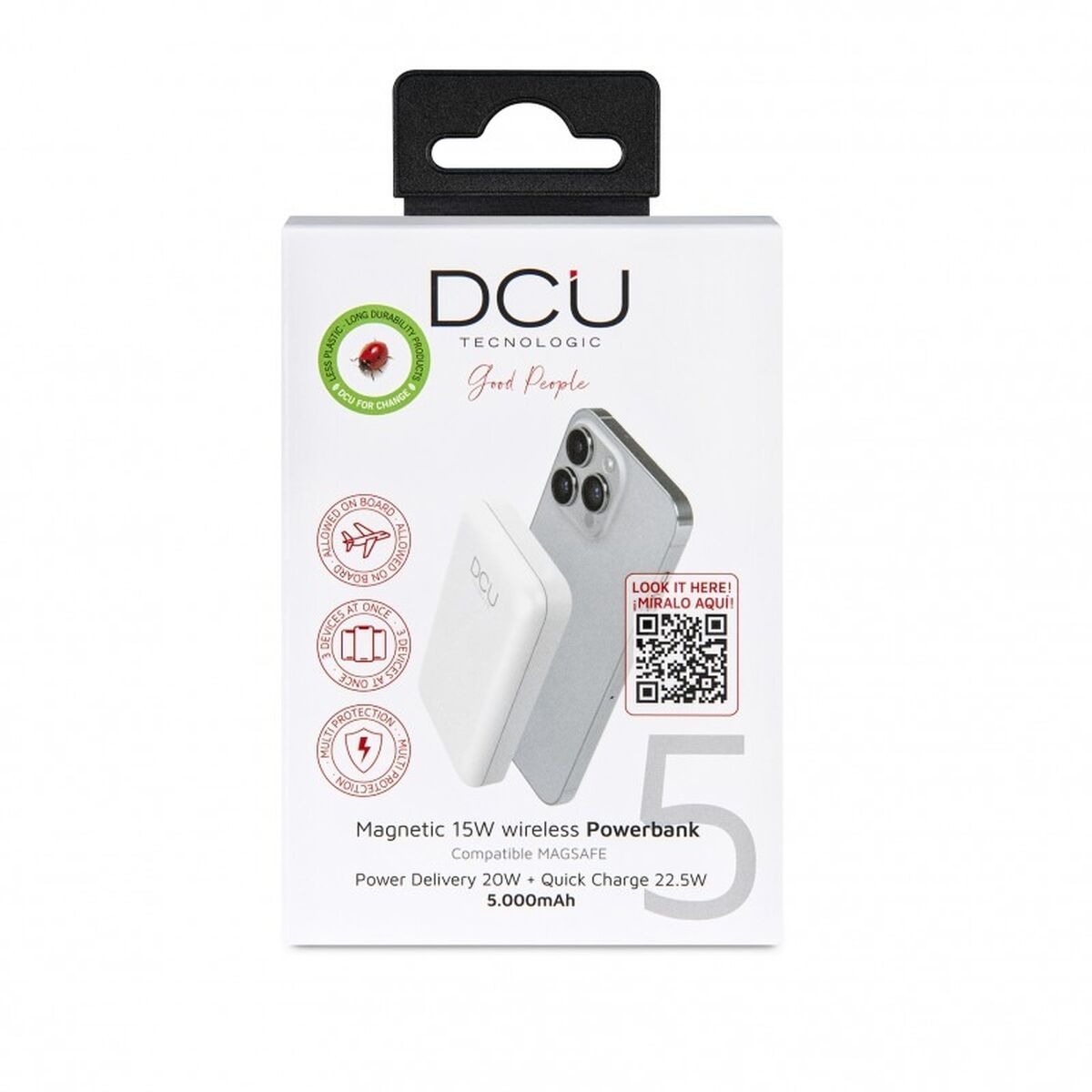 Powerbank DCU PD20W White 5000 mAh