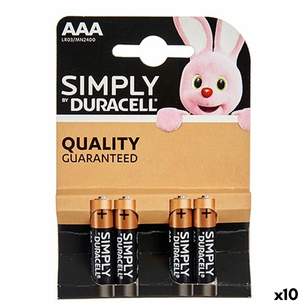 LR03 Alkaline Batteries DURACELL (10 Units)