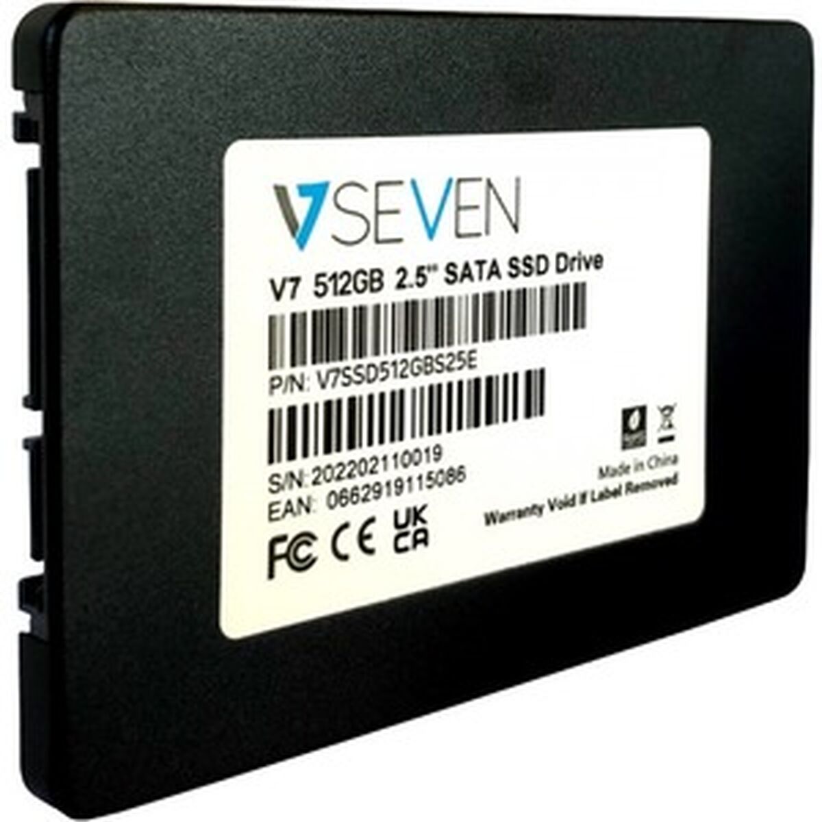 Hard Drive V7 V7SSD512GBS25E 512 GB