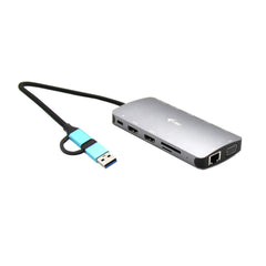 USB Hub i-Tec CANANOTDOCKPD Silver