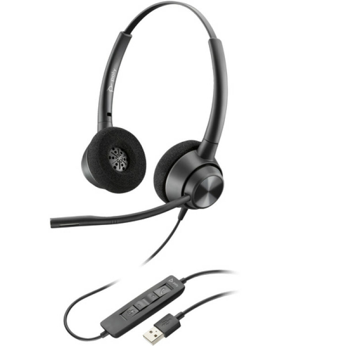 Headphones with Microphone HP EP310 Black