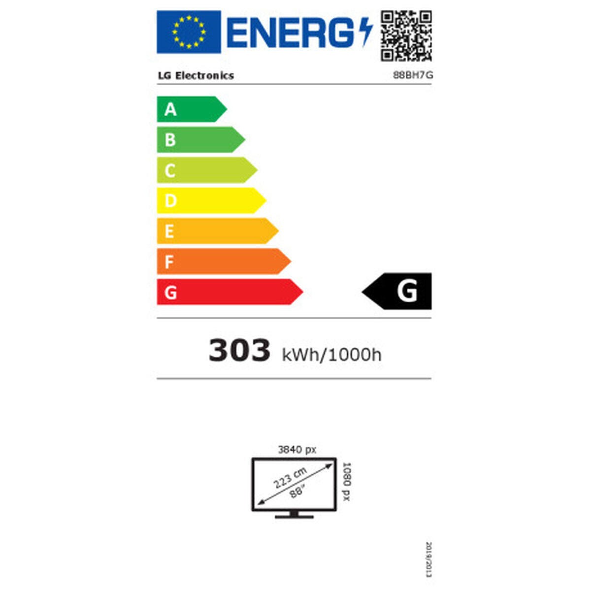 Videowall Monitor LG 88BH7G-B.AEU 88" 4K Ultra HD