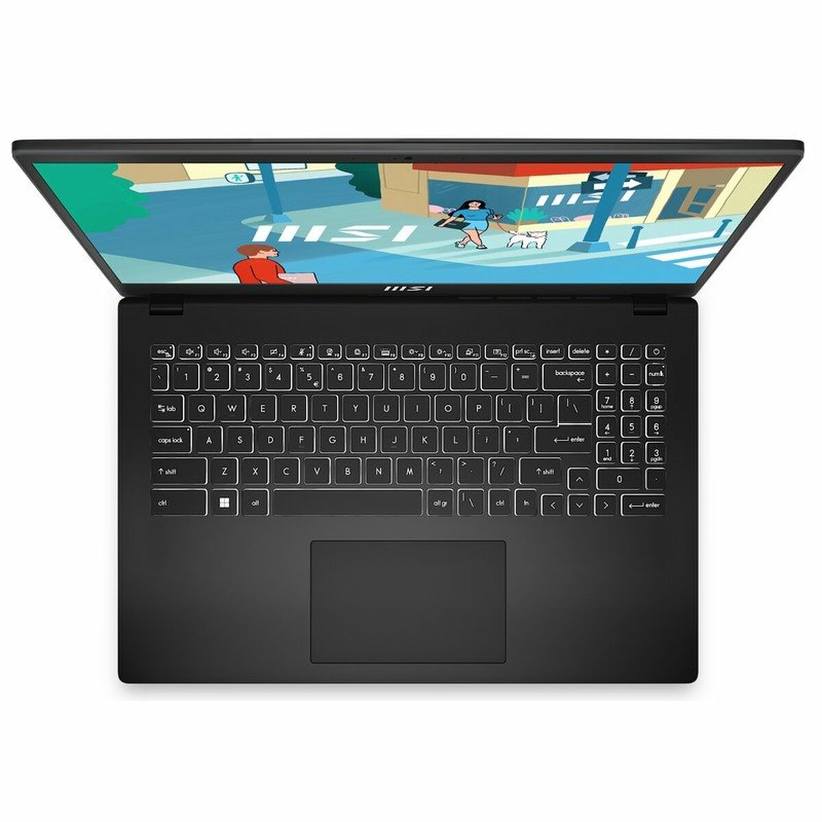 Laptop MSI Modern 15 B13M-281XES Spanish Qwerty 15,6" Intel Core i7-1355U 16 GB RAM 1 TB SSD