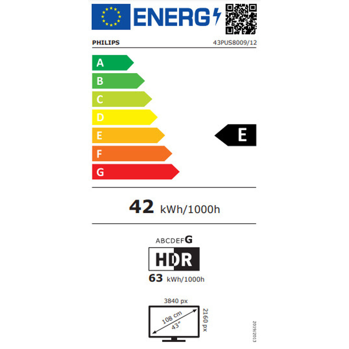 Smart TV Philips 43PUS8009 4K Ultra HD 43" LED HDR