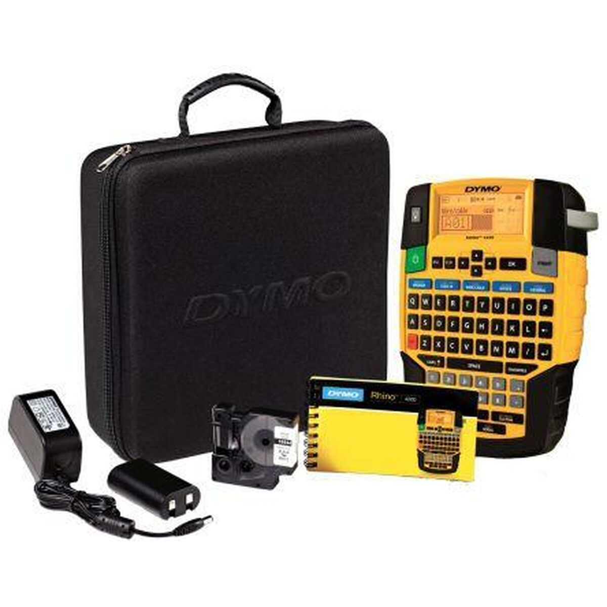 Label Printer Dymo Rhino 4200 (3 Units) QWERTY Portable Briefcase