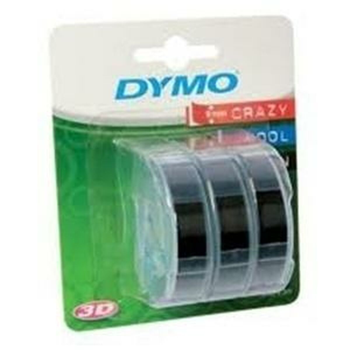 Laminated Tape for Labelling Machines Dymo 84773 9 mm x 3 m Black White (5 Units)