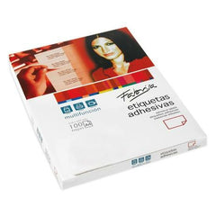 Printer Labels Fabrisa White 100 Sheets (5 Units)