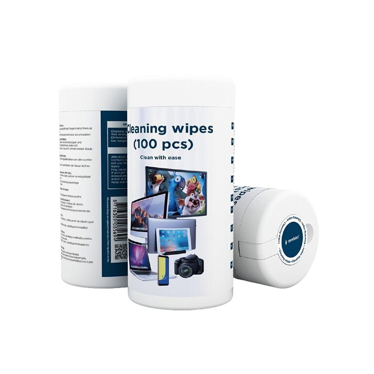 Disinfectant Wipes for Electronic Devices GEMBIRD CK-AWW100-01 (100 Units)