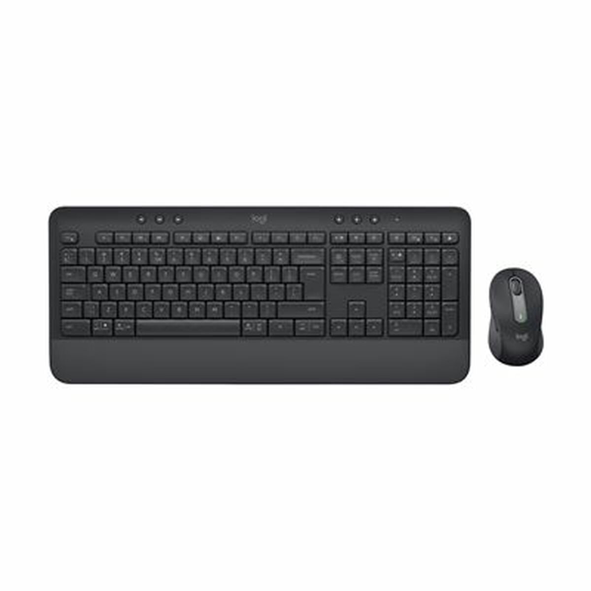 Keyboard and Wireless Mouse Logitech Signature MK650 Black Spanish Qwerty