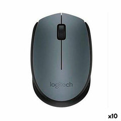 Wireless Mouse Logitech M170 Grey (10 Units)